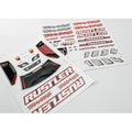 Traxxas 3716 Decal/Stickers Sheet (2): Rustler XL-5
