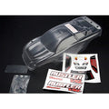 Traxxas 3714 Truck Body Clear with Decals, Wing & Hardware: Rustler VXL