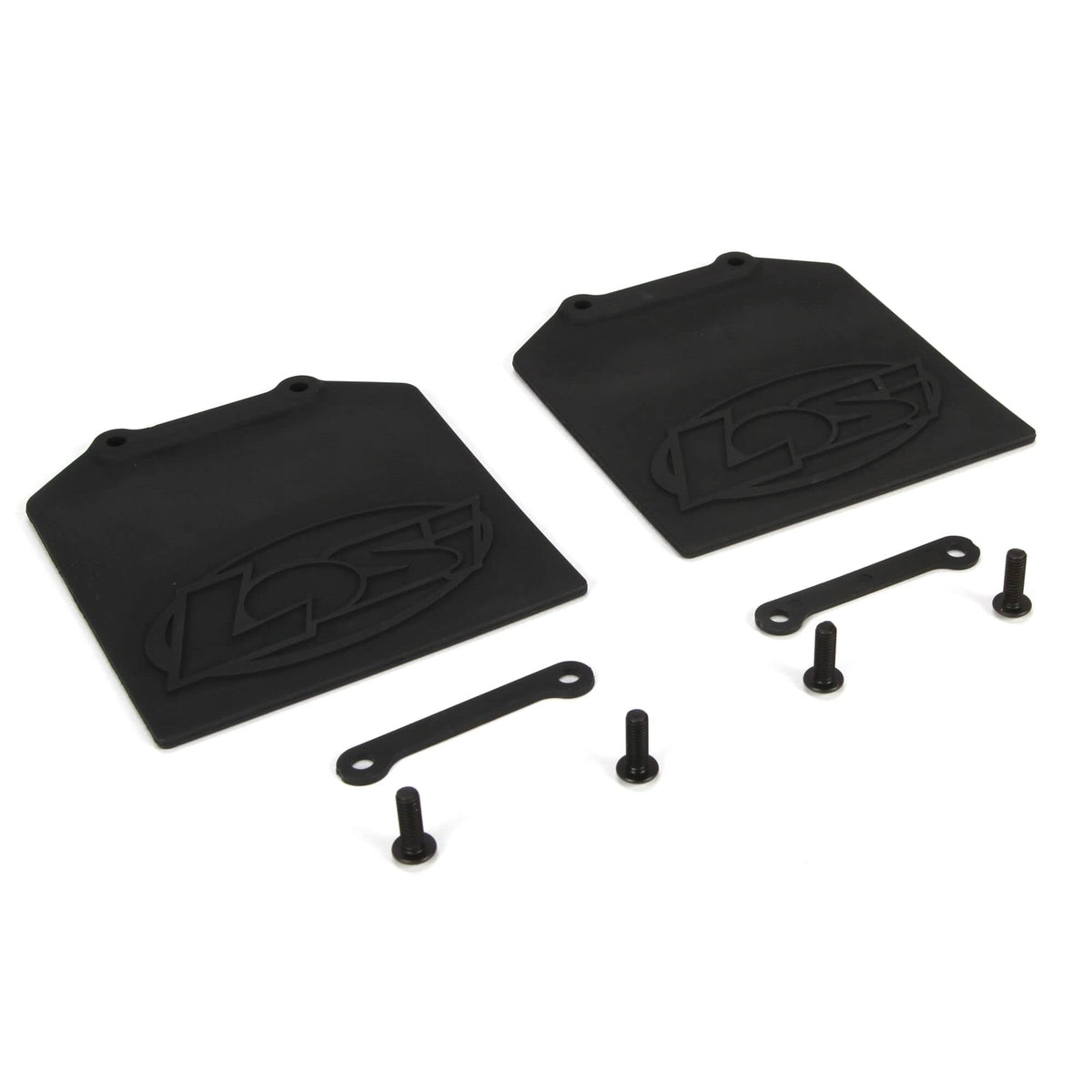 Losi LOSB2581 Mud Flap & Retainer Set (2): 5IVE-T
