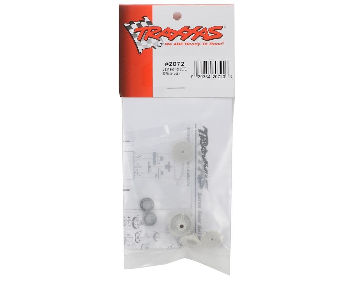 Traxxas 2072 Servo Gears/4 & Bearings/2 for 2070 & 2075 Servo: Slash 4x4/Revo