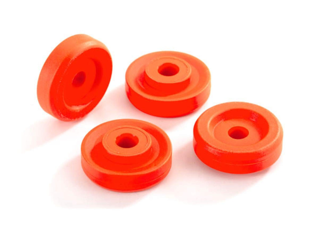 Traxxas 8957T Wheel Washers, Orange (4)