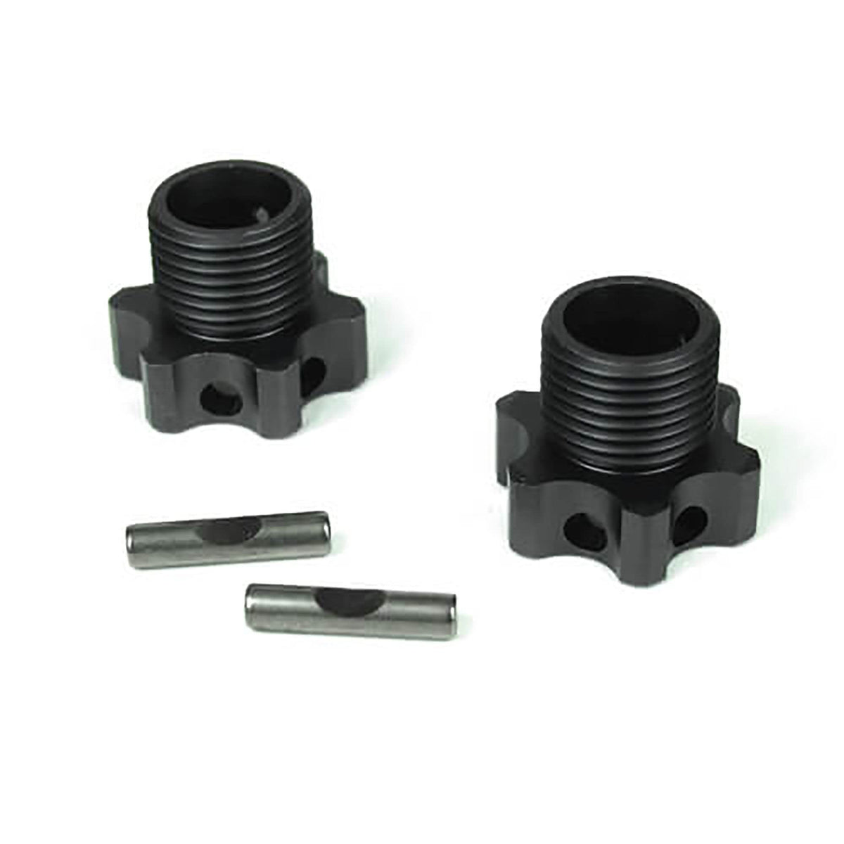 Tekno RC 5071C Wheel Hubs Alum 2mm offset w/pins, 2pc: EB48