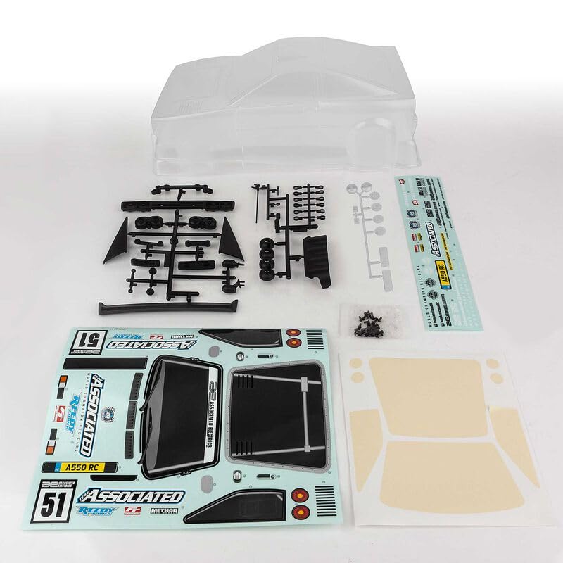 Team Associated 31911  Apex2 Sport, A550 Body, Clear