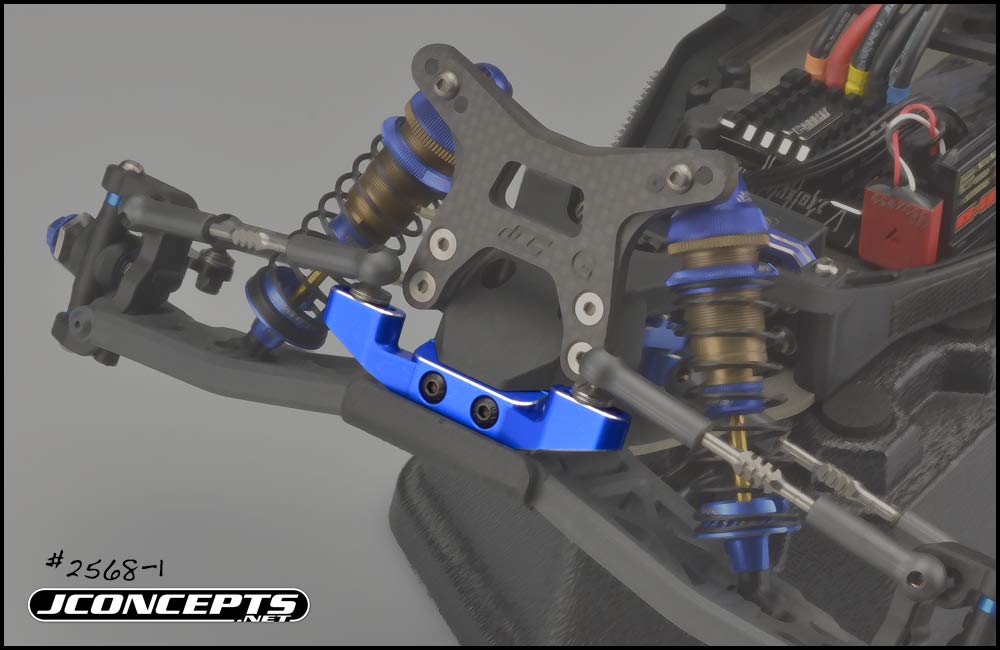 J Concepts JCO25682 Front Camber Link Mount Bulkhead, Black:B6, B6D