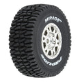 Pro-Line PRO1025310 Mirage TT F/R Tires Mounted 12mm Hex Satin Silver Impulse (4) for Arrma Mojave Grom