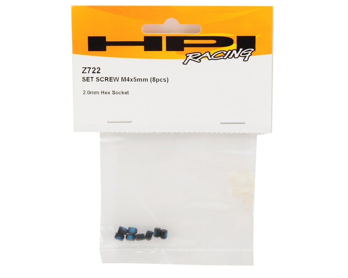 HPI Racing Z722 Set Screw M4X5mm (8pcs)
