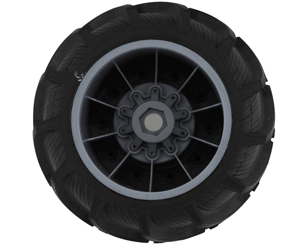 J-Concepts 30844099 1/8 Fling Kings Pre-Mounted Monster Truck Tires, Yellow Compound, 3414S Wheels (2)