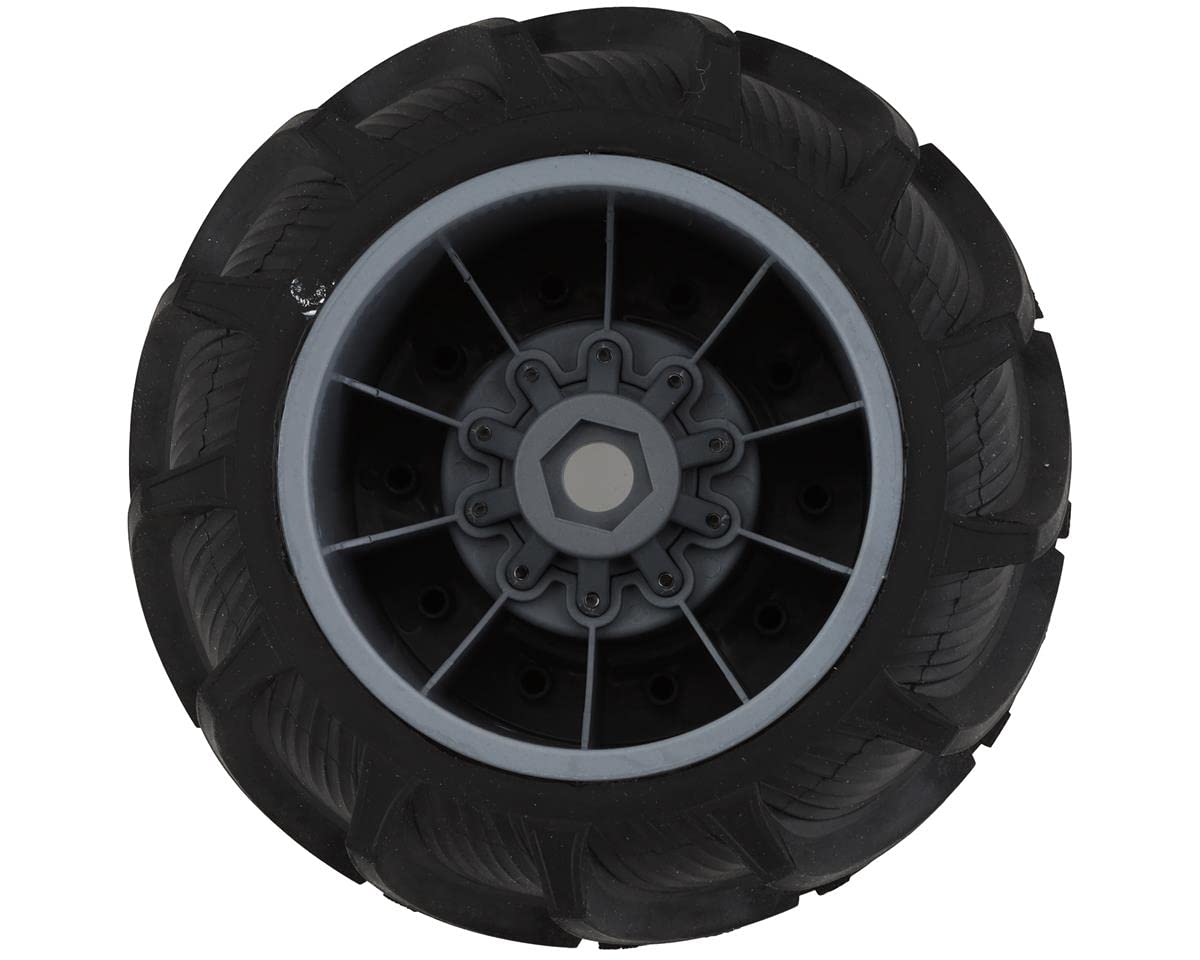 J-Concepts 30844099 1/8 Fling Kings Pre-Mounted Monster Truck Tires, Yellow Compound, 3414S Wheels (2)