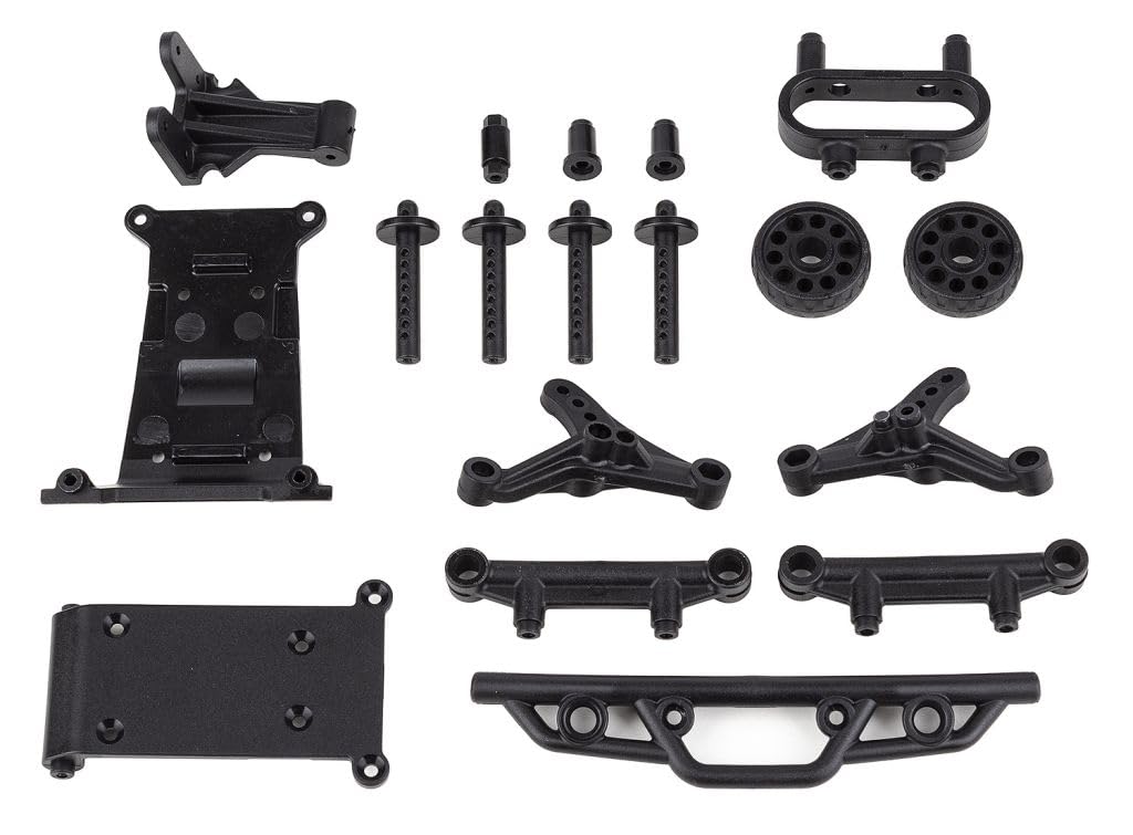 Team Associated 21621 Reflex 14MT Bumper, Wheelie Bar, Body Mount Set
