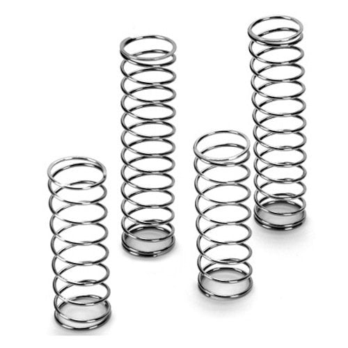 Losi LOSB2960 Front & Rear Shock Springs Set (4) Silver (Soft): 810 Buggy