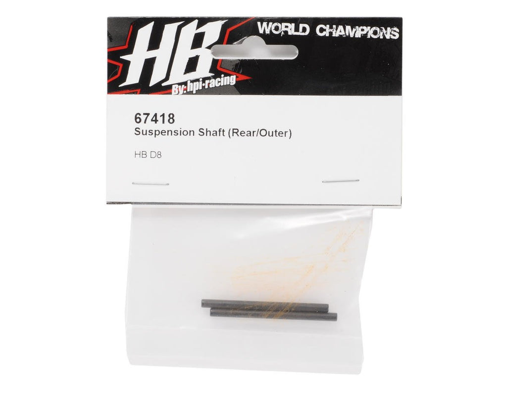 HPI Racing 67418 Suspension Shaft 3X44mm Black (Rear/Outer) Vorza Flux