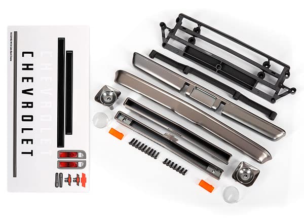 Traxxas 9415A Body Accessories, Chevrolet C10, Satin Black Chrome