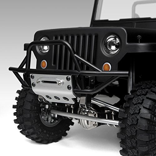 Gmade 30009 GS01 Front Tube Bumper with Skid Plate, Silver