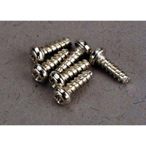 Traxxas 2674 Round Head Self-Tapping Screws (6) 2 x 6mm