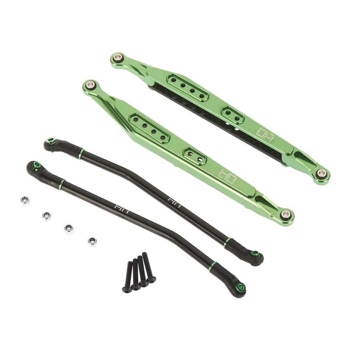 Hot Racing AMJ5605 Carbon Fiber Graphite Rear Link Set Green Yeti, SMT10, RR10