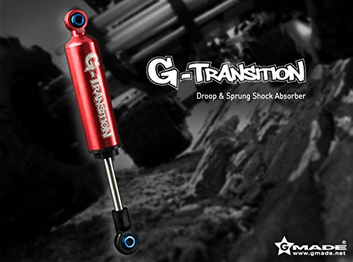 Gmade 20501 G-Transition Shock Red 80mm (4) for 1/10 Crawler