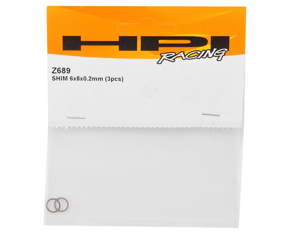 HPI Racing Z689 Shim 6X8X02mm (3pcs)
