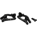 Hot Racing LSRR1901 Black Aluminum Front C-Hub Set: Super Rock Rey