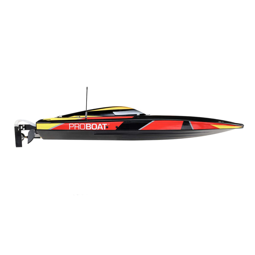 ProBoat PRB08032V2T1 Sonicwake V2 36" Brushless Deep-V Self-Righting RTR, Black