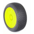 AKA 14016ZRY 1/8 Buggy Catapult Med,Long Wear EVO Wheel Mnt Yel