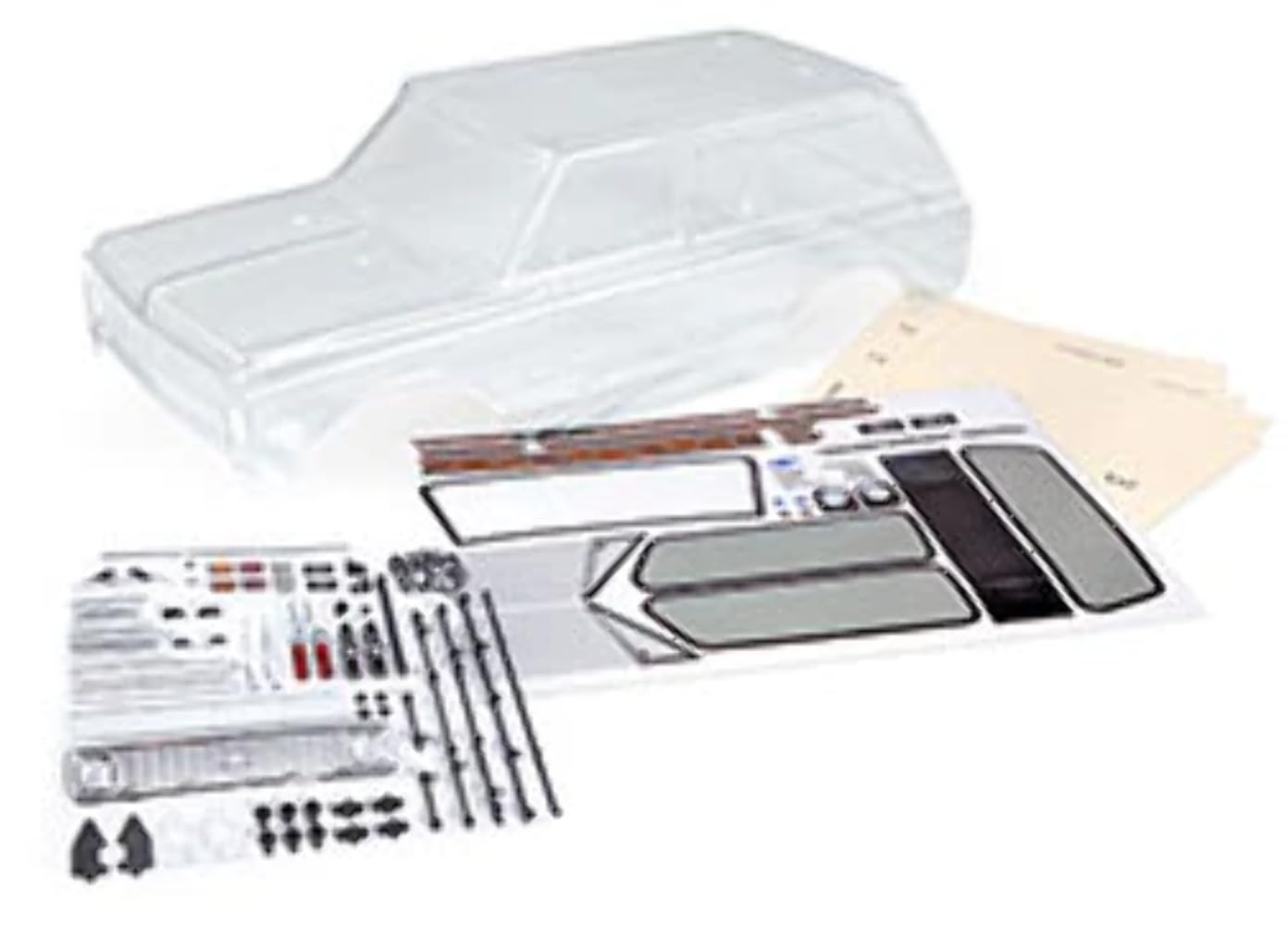 Traxxas 9111 Body, Chevrolet Blazer (1972) Clear (Requires Painting)