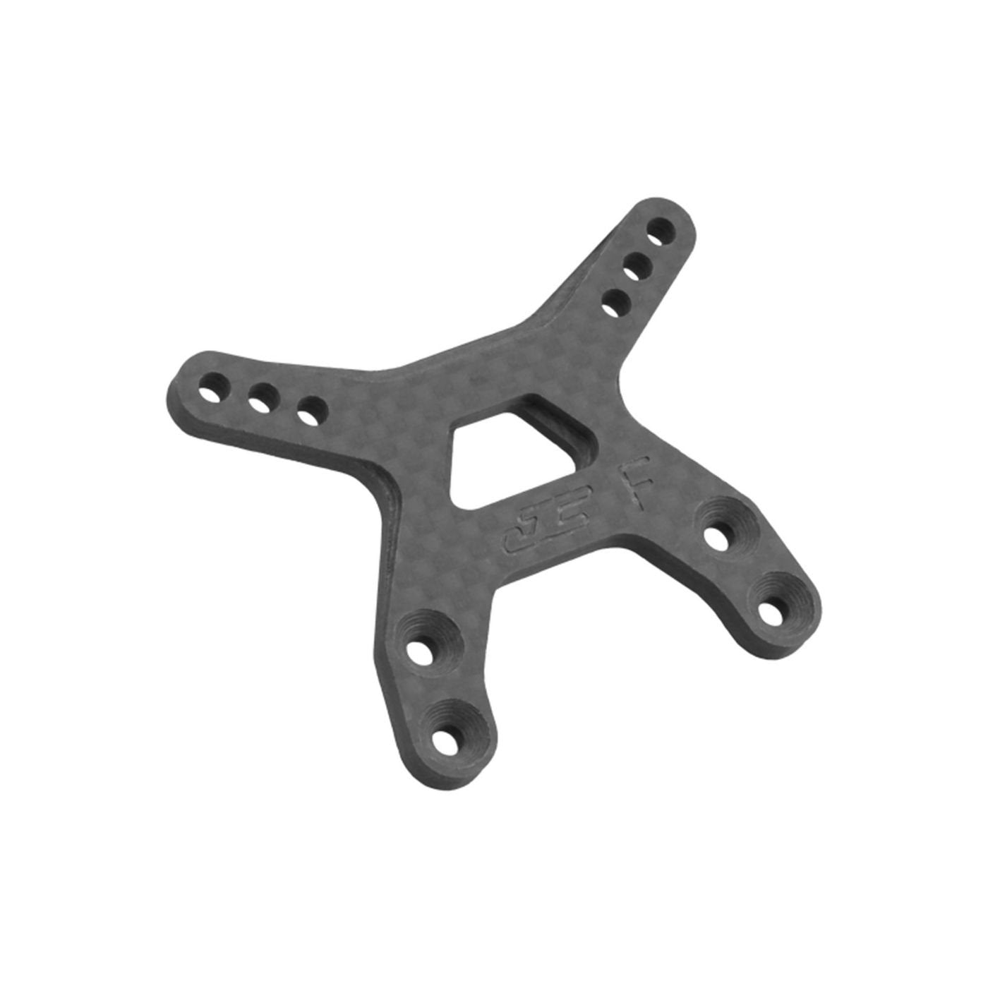 J Concepts 2558 B6/B6D Flat Arm Fr Shock Tower Carbon Fiber