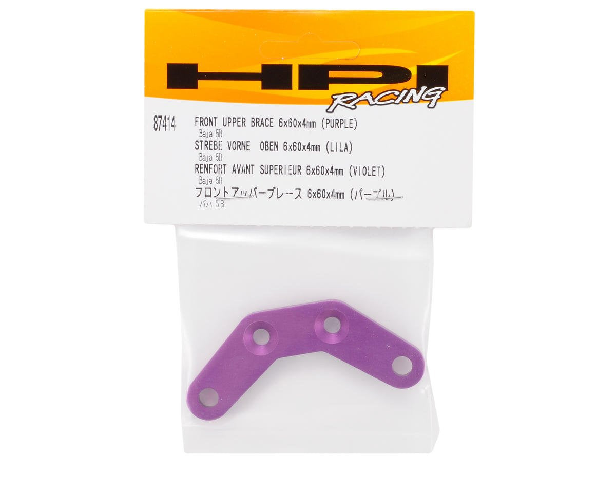 HPI 87414 Purple Front Upper Brace 6x60x4mm: Baja 5B