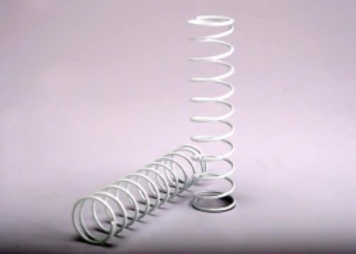 Traxxas 4457A Springs Rear White (2): Rustler XL-5