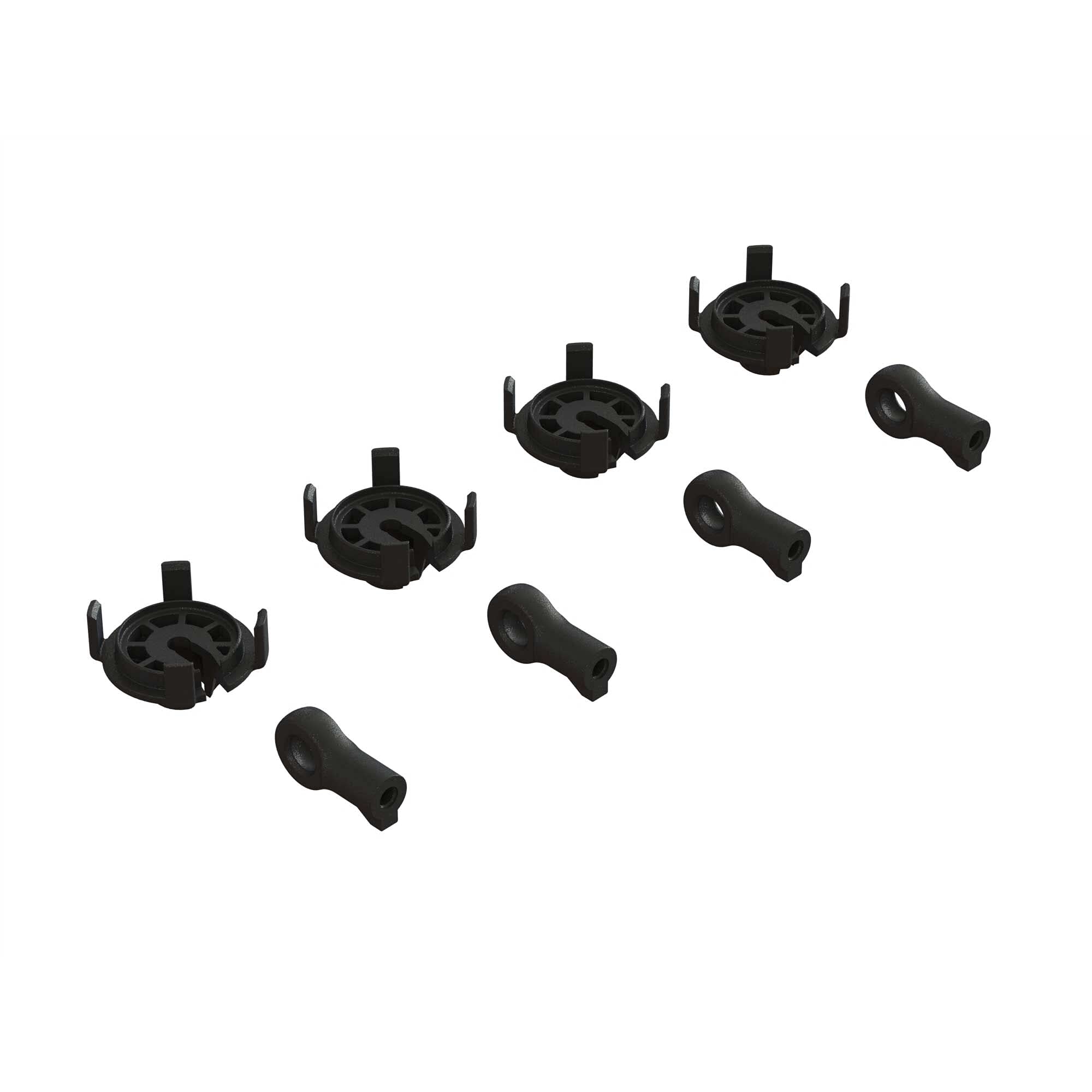 Arrma 330569 Shock Rod End & Spring Perch Set (4 Shocks)