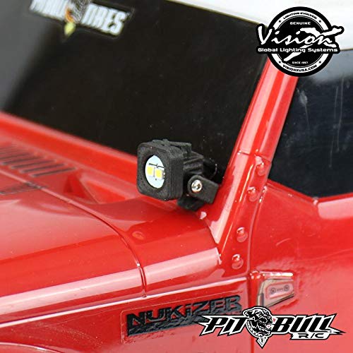 Pit Bull Xtreme PBVOS1 VISION X OPTIMUS LED Pod Lights, Square (2)