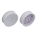 Team Associated 91757 2WD Slim Front Wheels, 2.2", 12mm hex, white