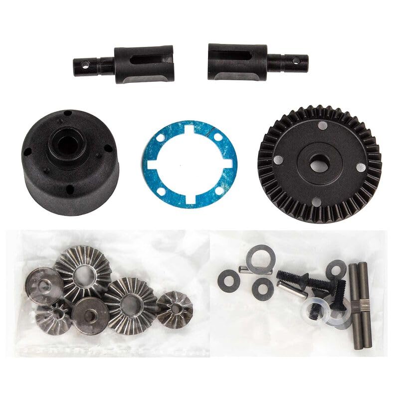 Team Associated 92354 RC10B74.1 LTC Differential Set, Front and Rear