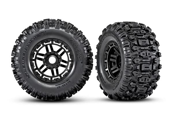 Traxxas 8973 Tires & Wheels, Assembled, Glued