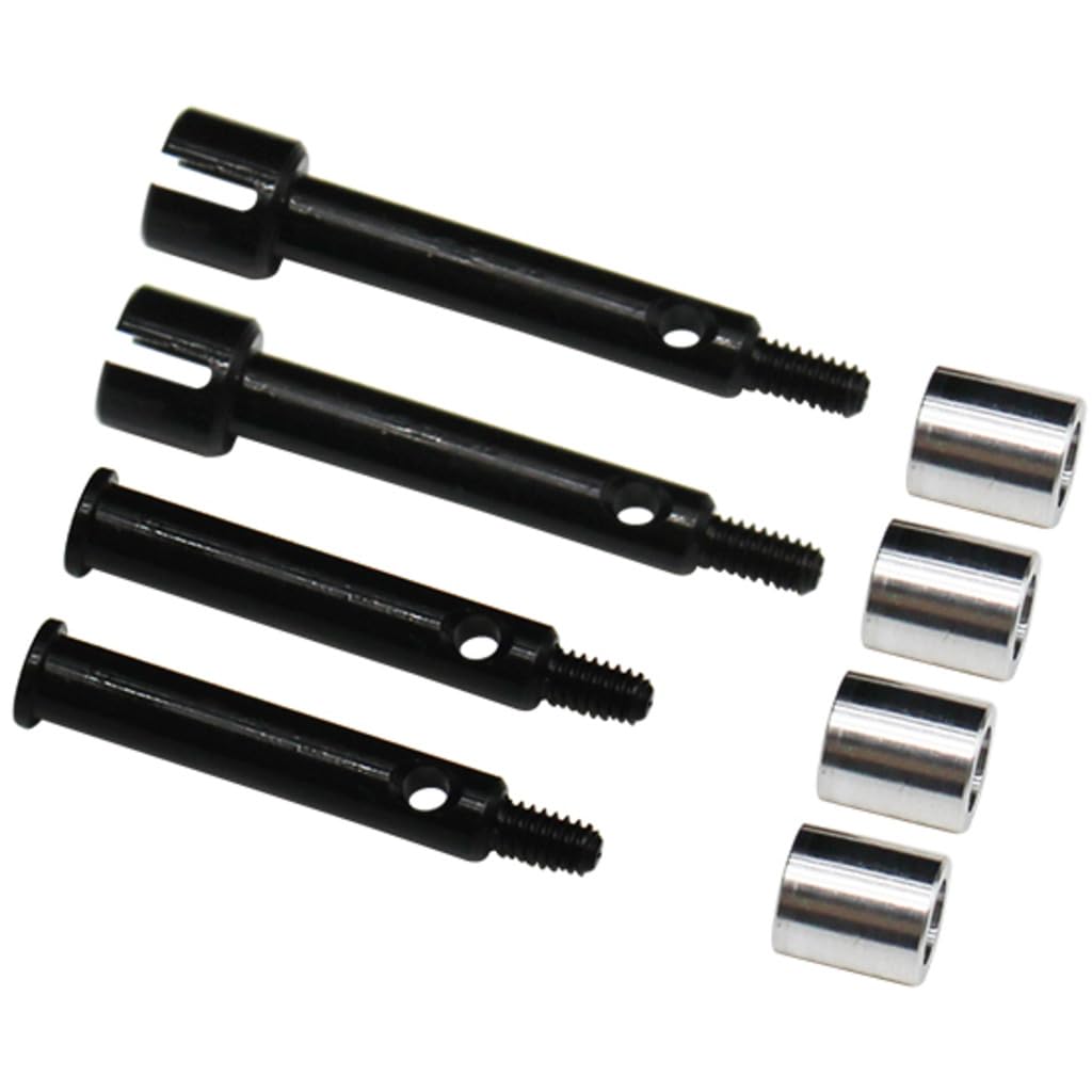 Hot Racing LMCB39W5 +5 Wide Steel Drive Shafts Axles: Losi Micro-B