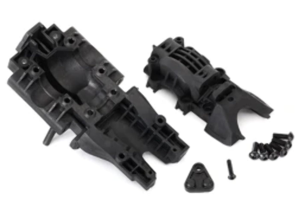 Traxxas 8629 Rear Bulkhead, Upper & Lower / 4x12mm BCS (6) (Req #8622 Chassis)