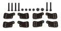 Team Associated 81649 RC8B4.1 FT Rear Hub Tower Set, Carbon Fiber, RC8B4.1/RC8B4.1e