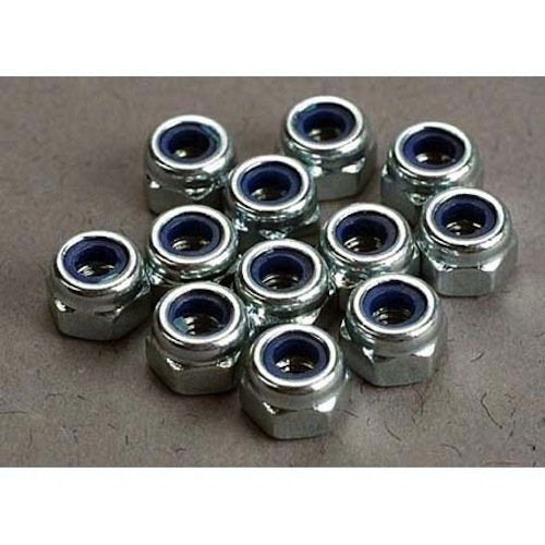 Traxxas 2745 Nylon Locking Nuts 3mm (12): TRX1 Slash 2wd 4x4 E-Revo 1/16 Slash