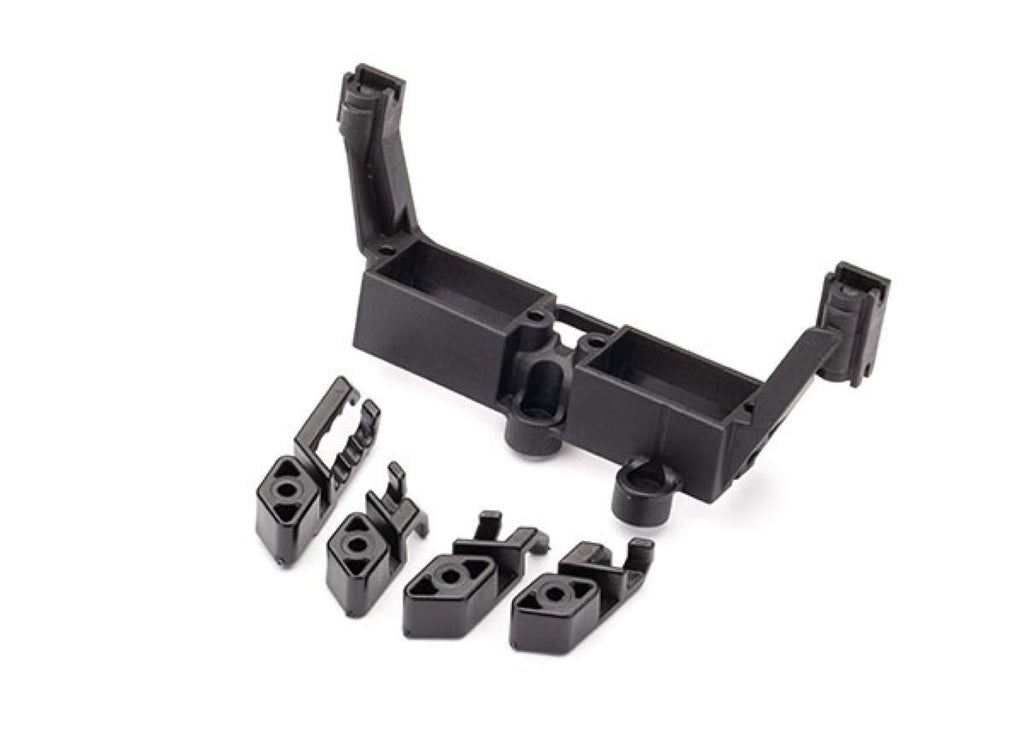 Traxxas 8240X Servo Mount, 2-Speed/ Servo Mount, T-Lock/ Wire Clips