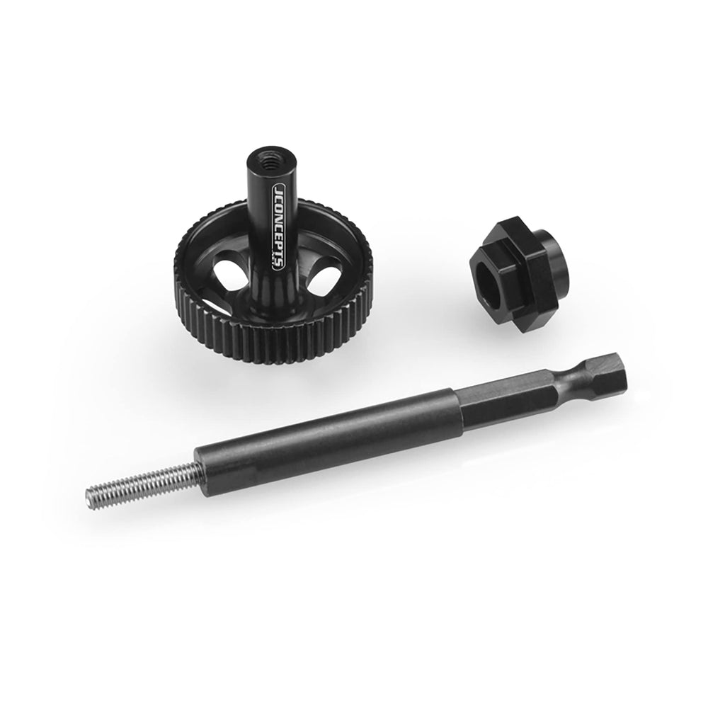 J-Concepts 28712 Tire Break-In Drill Adapter Kit, Black