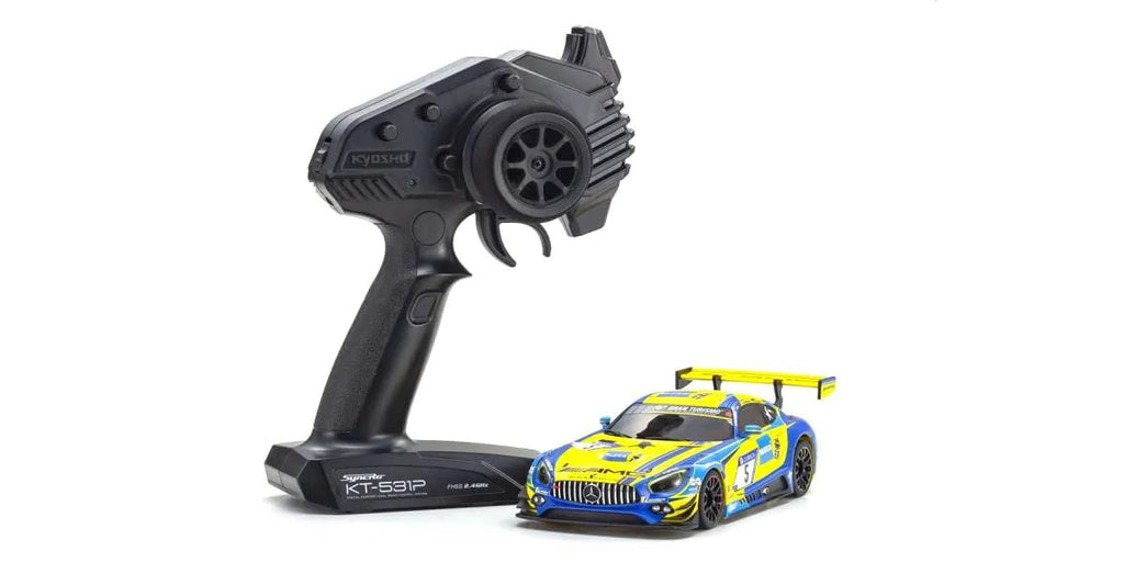 Kyosho 32345BLY MINI-Z RWD Mercedes-AMG GT3 Blue/Yellow