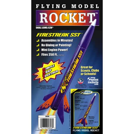 Estes 0806 Firestreak SST E2X Model Rocket Kit