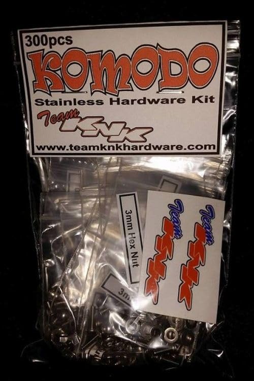 Team KNK KOM001 Stainless Hardware Kit for the Komodo crawler