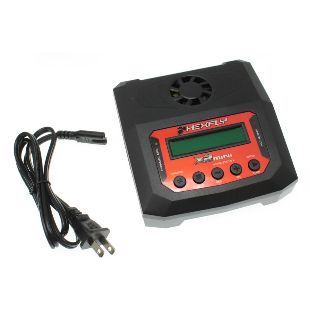 Redcat Racing 14615 Hexfly X2 Mini Dual Intelligent Charger (LiPo/LiFe/LiHv/LiIon/NiMH/NiCd/Pb) (1pc)