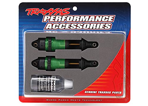 Traxxas 7461G Shocks, GTR Long Green-Anodized, PTFE-Coated with TiN Shafts