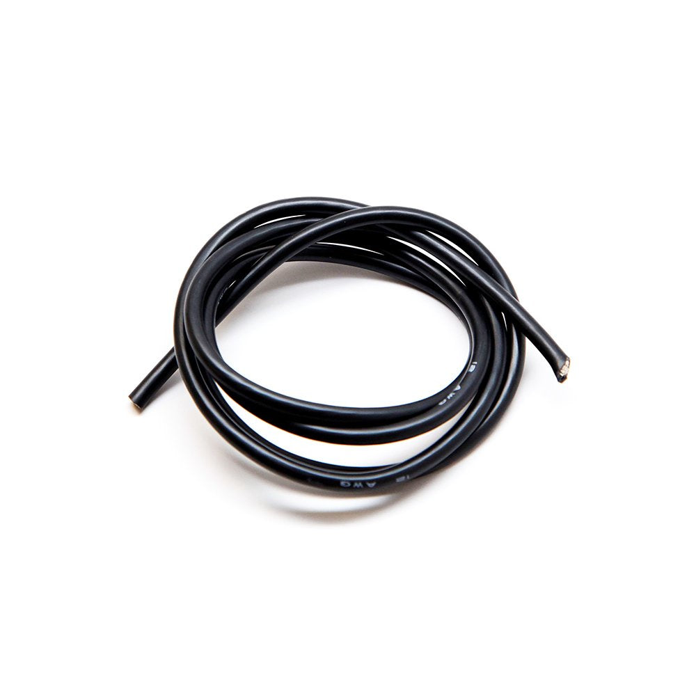 Maclan Racing MCL4032 Maclan 12AWG Black Flex Silicon Wire (3')