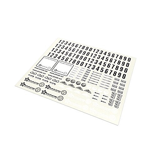 Gmade 60054 Sponsor Decal Sheet: GOM