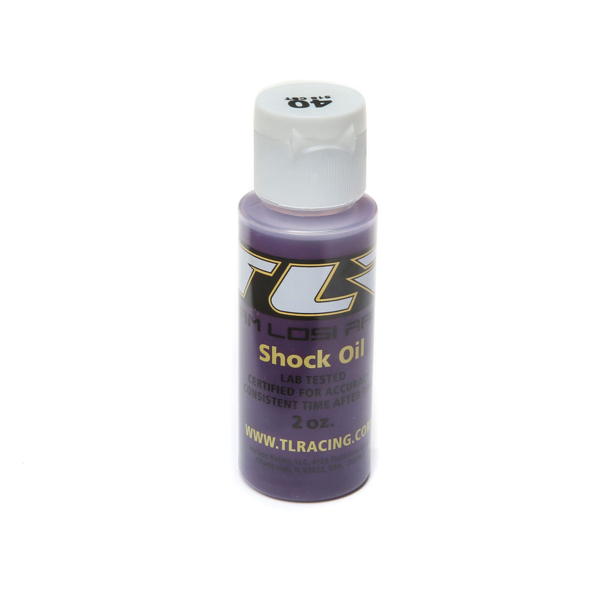 Team Losi Racing TLR74010 Silicone Shock Oil, 40 Wt / Weight 2 Oz / Ounces