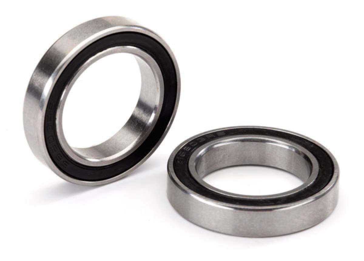 Traxxas 5107X Ball Bearing, Black Rubber Sealed, Stainless (17x26x5) (2)