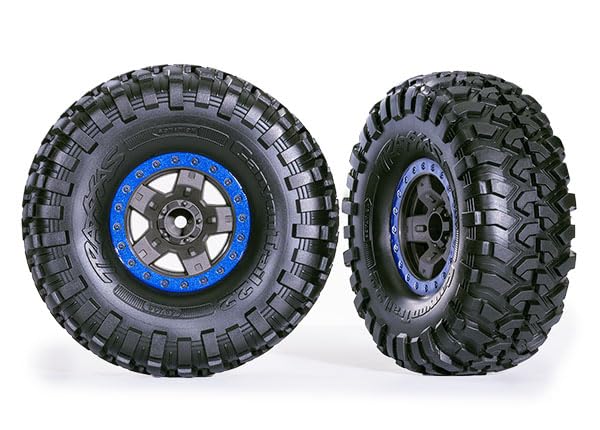 Traxxas 8181-BLUE T&W Sport 2.2 Wheels, Blue Bl/Canyon Trail
