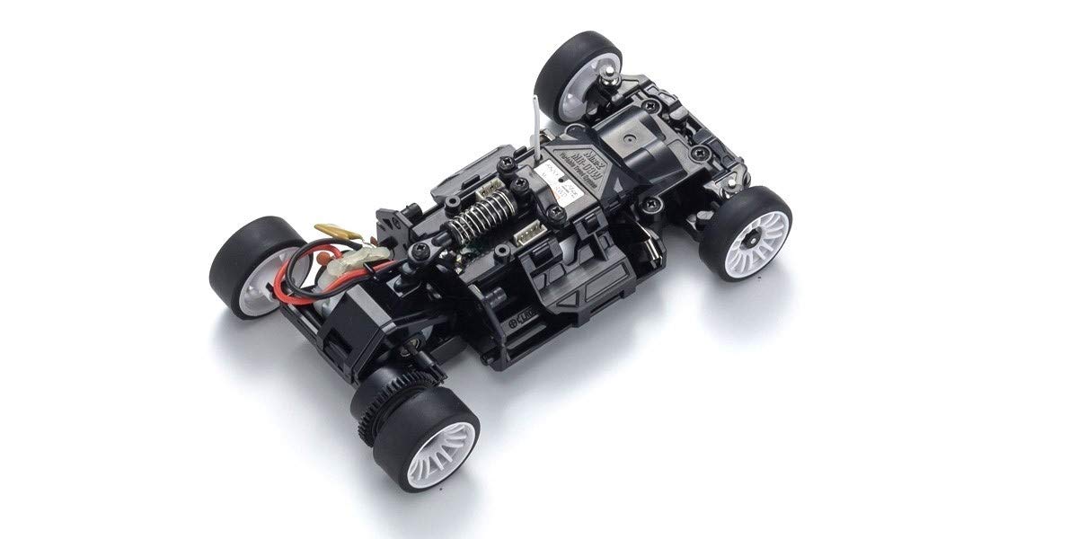 Kyosho 32324WR Mini-Z RWD McLaren P1 GTR RTR, White/Red